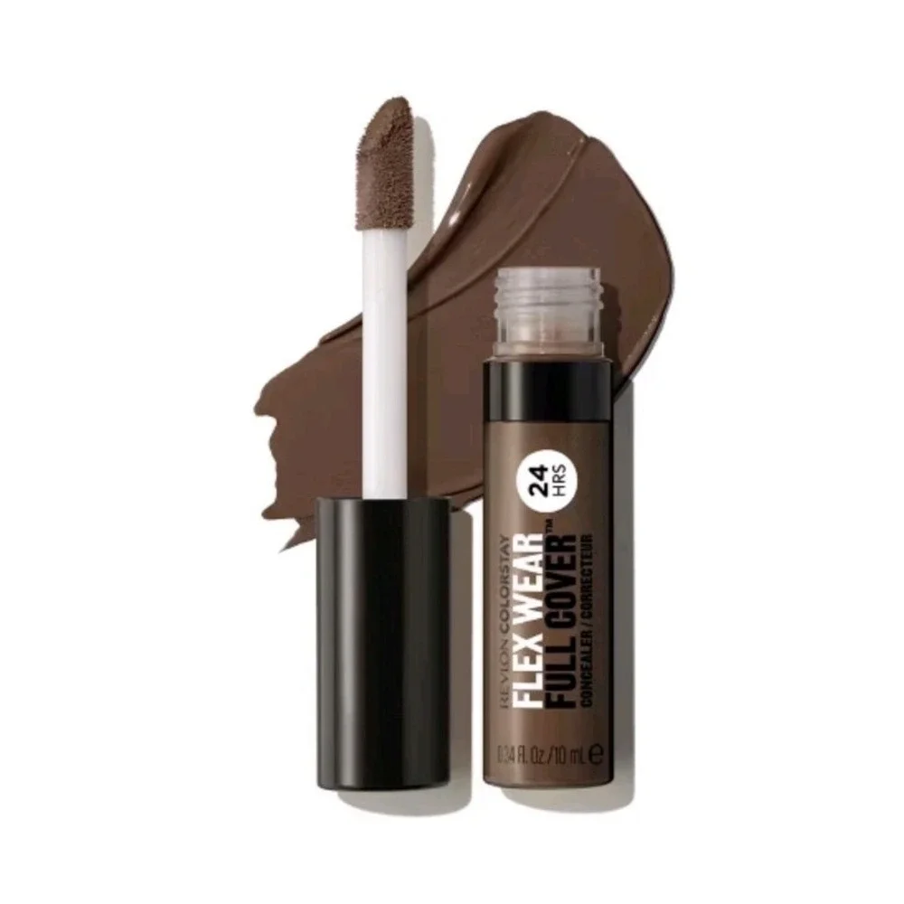 (2 PACK) Revlon ColorStay Flex Wear, full Cover Concealer 078 Truffle 0.34 fl oz